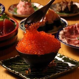 【個室確約】SNS映え！ぶっかけオイサーを楽しめる【魚魚魚コース】料理7品・3時間飲み放題付き