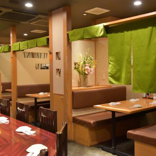 半個室は2名様~ご案内!