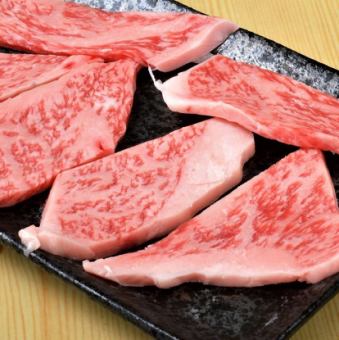 검은 털 일본 쇠고기 위 로스 (서로인)