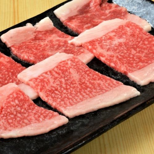 검은 털 일본 쇠고기 갈비 (브리스케)