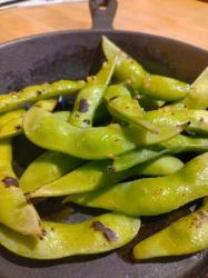 Roasted edamame beans