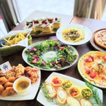 女子会におすすめ！欲張り満喫10品♪カジュアルパーティーコース＜２H飲放＞