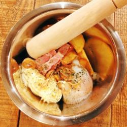 Fun mixed potato salad