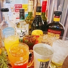 We offer a wide variety of drinks, and great value all-you-can-drink courses!