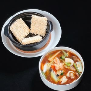 海鮮おこげ
