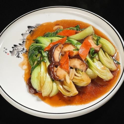 椎茸とチンゲン菜炒め