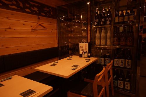 落ち着いた店内