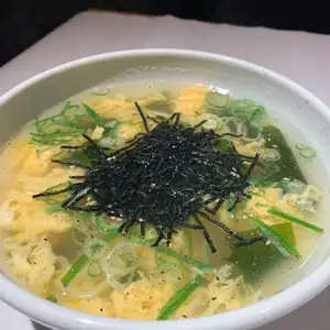 Homemade Wakame and Egg Soup