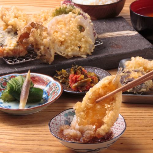 You can order tempura and sushi from just one item♪