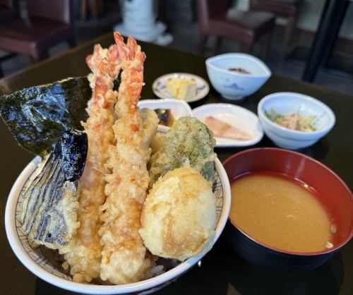 極上天丼定食