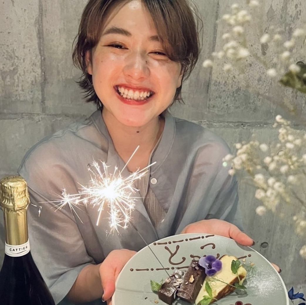 シェフ渾身のSNS映えメニューは誕生日や記念日にも最適です◎