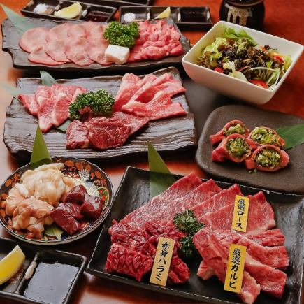 【人気No.1！飲み放題込み】鶴橋満腹コース 6000円(税込)