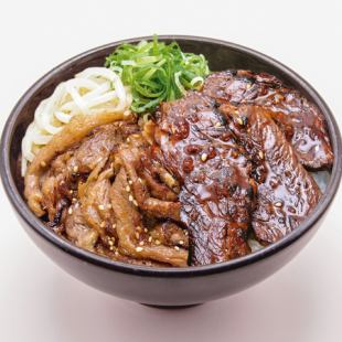 牛ハラミ＆牛カルビ丼