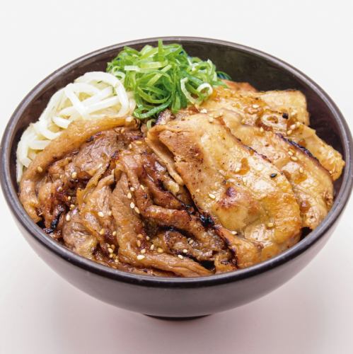 牛カルビ＆豚カルビ丼