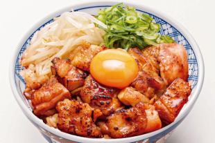 炙り鶏もも照玉玉子丼