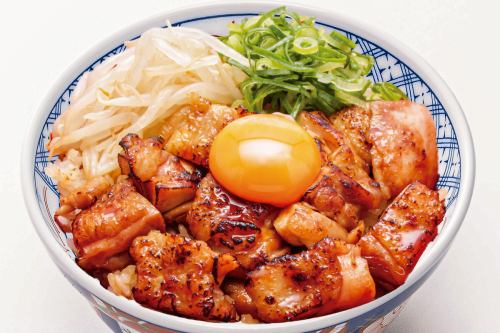 炙り鶏もも照玉玉子丼