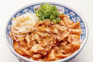 炙り豚カルビ丼