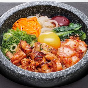 鶏もも照り焼きビビンバ