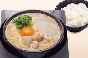 鶏もも白湯ラーメン定食