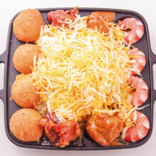 ２種選べるチキンのチーズフォンデュ（チーズボール付き）