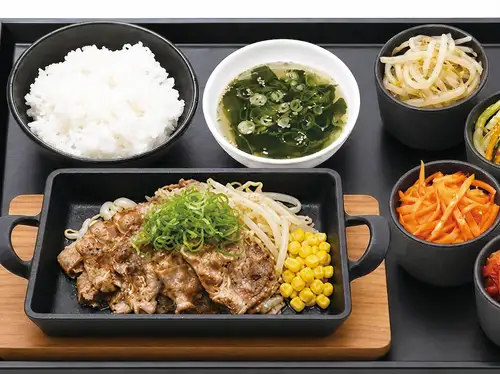 牛カルビ定食