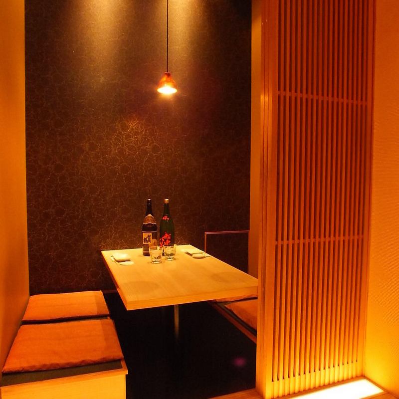 Please enjoy the special dishes in a private room that is perfect for a date ♪