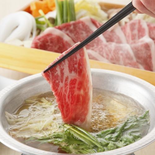 <3/3~>《Private room guaranteed》【Shabu-shabu course】7 dishes, 2 hours of all-you-can-drink included 6,930 yen ⇒ 6,300 yen (tax included)