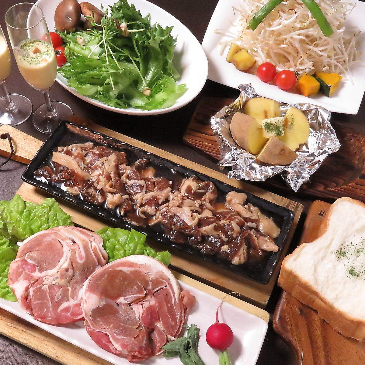 幹事さん安心の3時間超えOKゆったり楽しむジンギスカン宴会♪