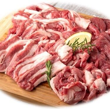 北海道直送のラム肉（子羊）のジンギスカンランチ