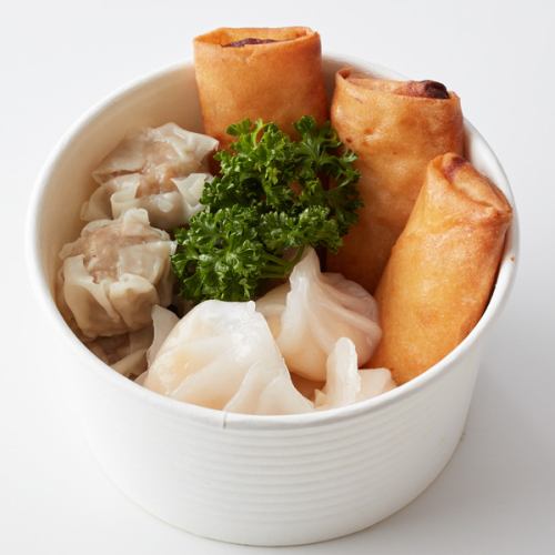 焼売 海老蒸し餃子の飲茶セット