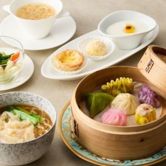 【4/1～】飲茶ランチ（前菜+点心+メイン1品+スープ+ご飯+デザート）