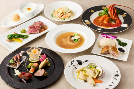 【15주년 기념】후카힐레 모습 끓여・상어・이세에비・와규・타라바가니 5대 고급 식재료 코스 「극」