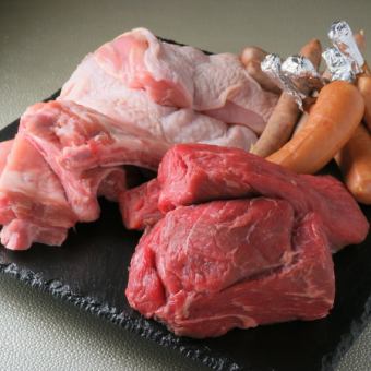 【무료 뷔페 첨부 BBQ LIGHT COURCE】 간편 코스 전 8품!