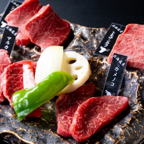 四种不同种类的牛腱（牛小腿肉）