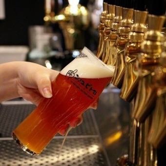 【ボリュームコース】クラフトビール4種含む”3時間”飲み放題＋お料理10品のボリュームプラン！