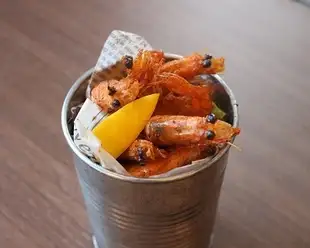 Spicy shrimp fritters (10 pieces)