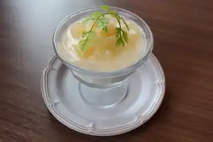 Seasonal Fruit Panna Cotta