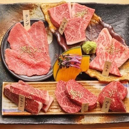 ≪圧倒的コスパで上質な体験を♪≫やまとく自慢の最高の黒毛和牛を愉しむ”モモ肉六種盛り(2名様分)”