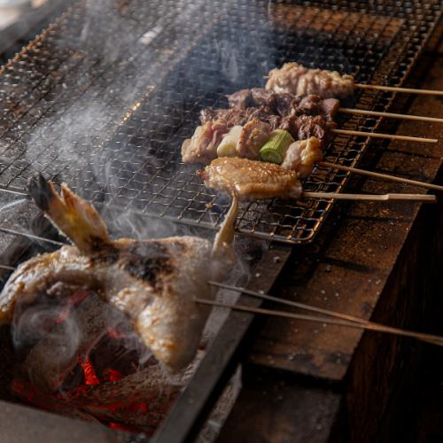 絶品の炭火焼きをご用意◎