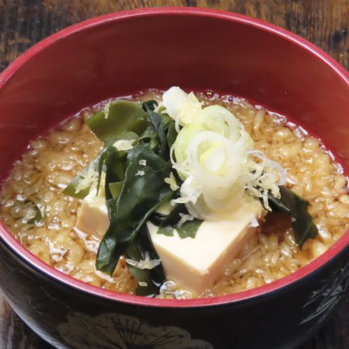 なめらかな口当たりでみんなに愛される味の自慢メニュー♪【たぬき豆腐】
