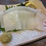 紋甲イカのお造り