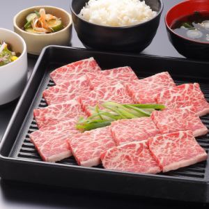 霜降り上カルビ定食　200ｇ