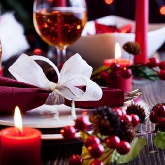 17時～19時枠★【Rigoletto クリスマスディナー】乾杯スパークリングワイン付※2h制です　