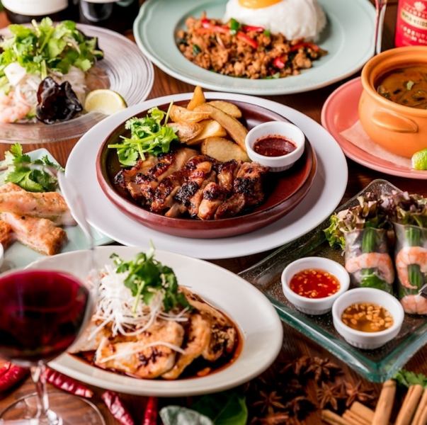 【2h 飲み放題付き】人気料理をコースメニューで！ たくさんの料理を楽しめて大満足！