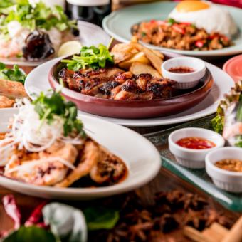 平日限定コース！【月 ー 木  2h飲み放題付き人気の料理でボリュームも大満足！ 4500円（税込）