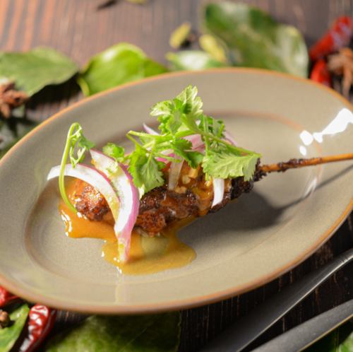 鶏もも肉のピーナッツサテ