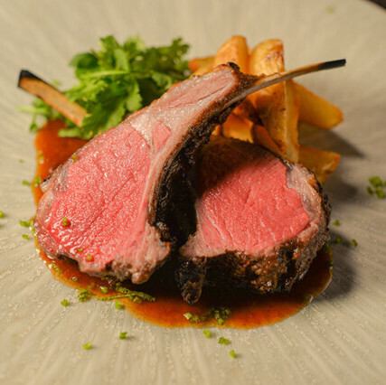 オーストラリア産骨付き仔羊のグリル