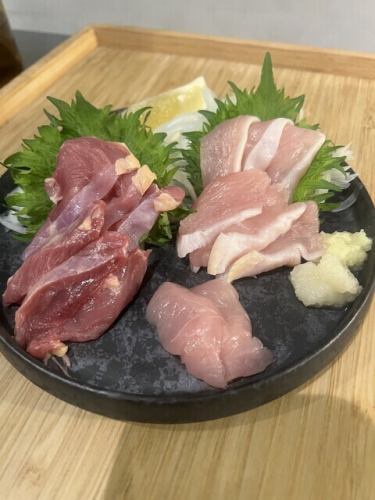さつま鶏　刺盛り