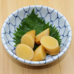 子持ちヤリイカ/スルメイカ沖漬け/漬物盛り合わせ/皮クジラ酢みそ