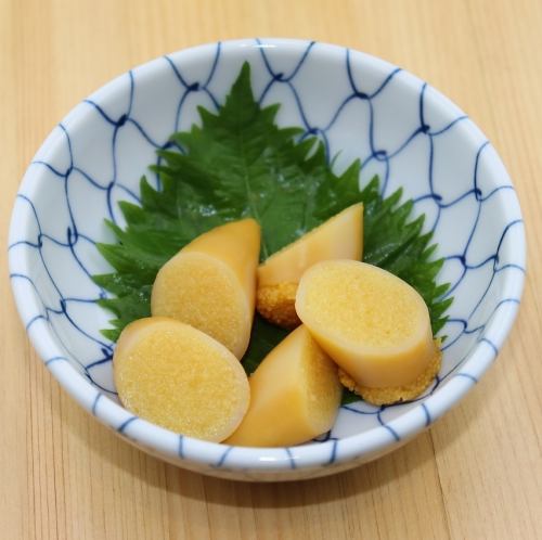 子持ちヤリイカ/スルメイカ沖漬け/漬物盛り合わせ/皮クジラ酢みそ